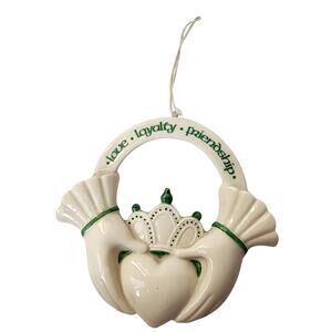 Department Dept. 56 Celtic Claddagh Ornament Love Loyalty Friendship Irish